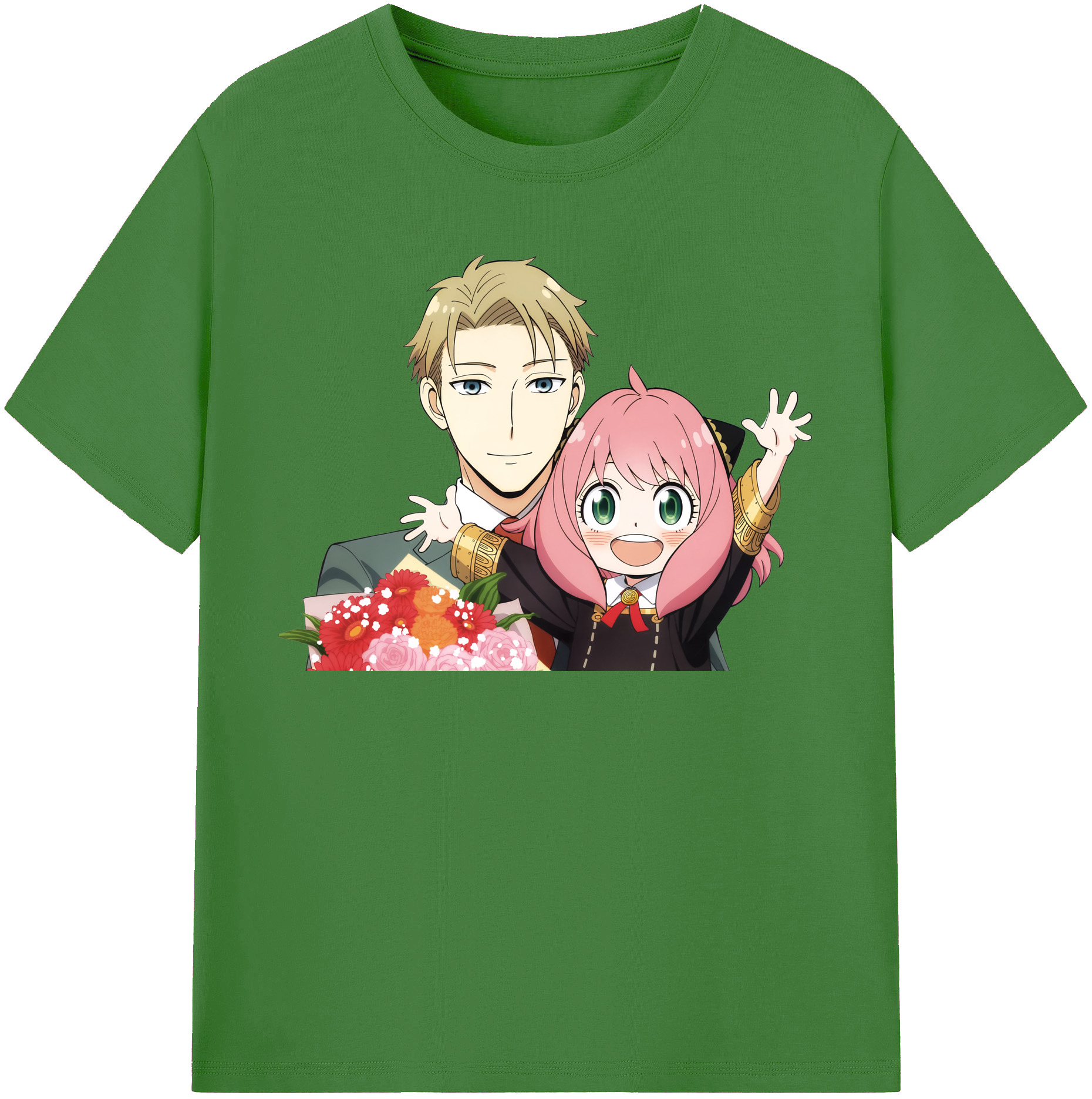 （画像用） SPY×FAMILY间谍家家酒 レディースカジュアルプリントTシャツ（綿100％）